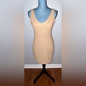 Fitted Tank Dress Nubby Sweater Material Size Small By Wild Fable